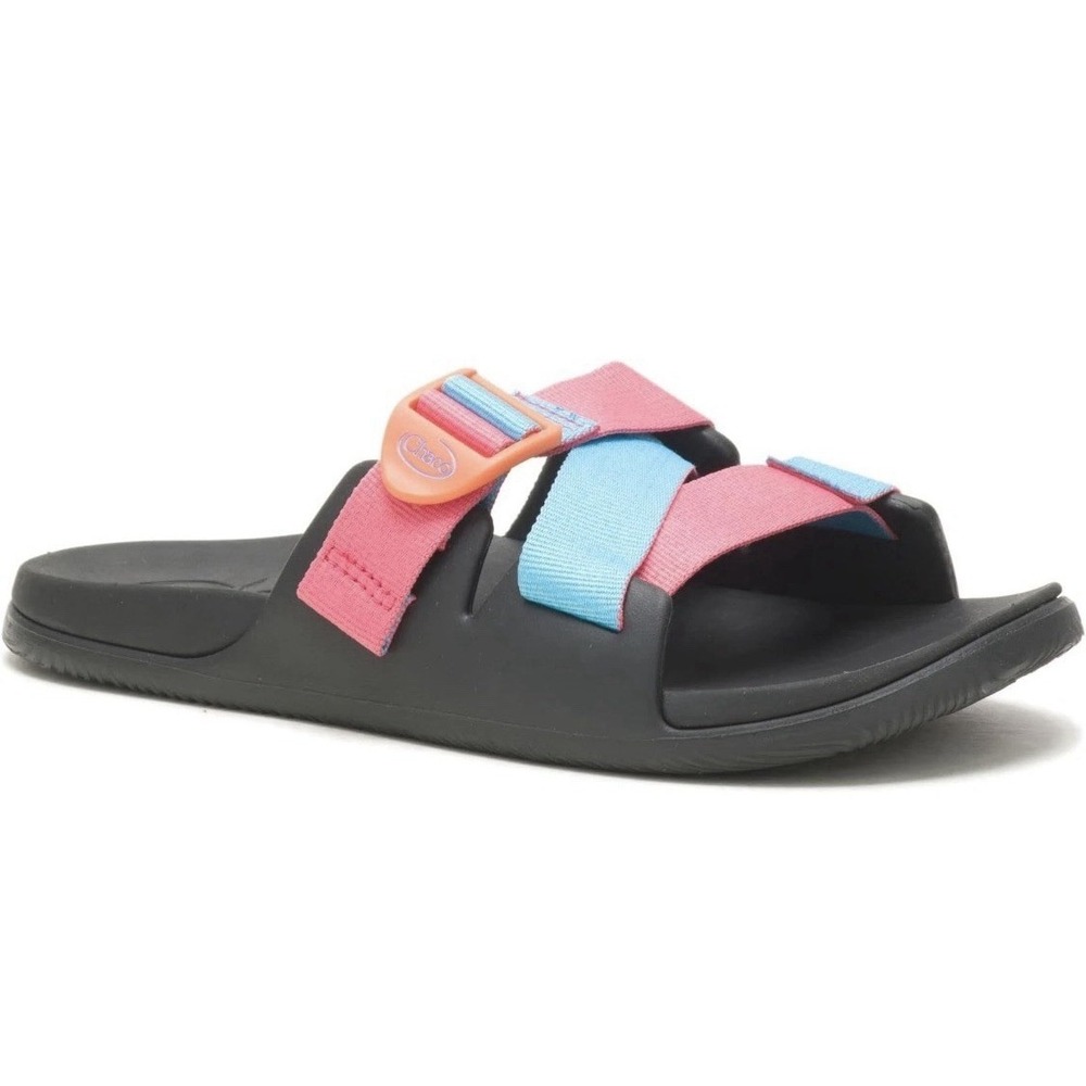Chaco Chillos Slide Size US‎ 7 M EU 38 Women's Sports Sandals Rose Blue